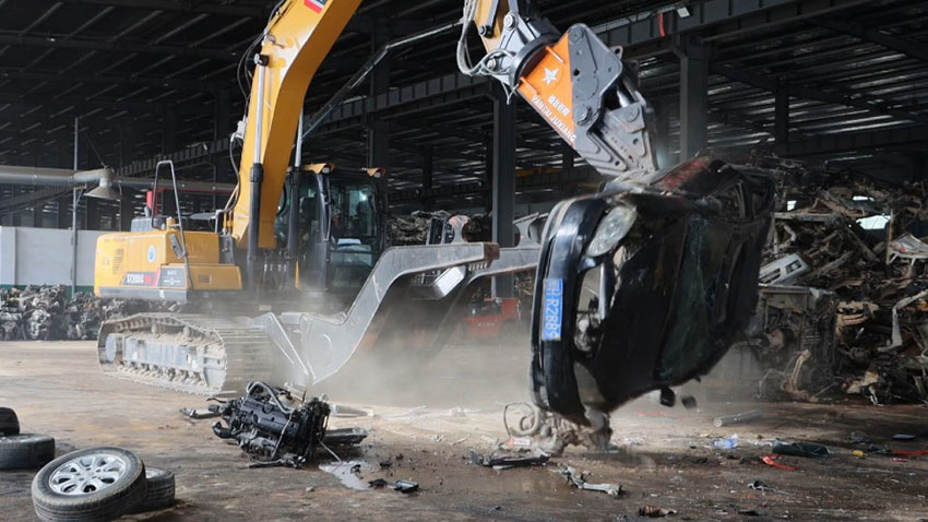 Application Of Fujian Wulin Material Recycling Co., Ltd. Disassembly All-In-One Machine