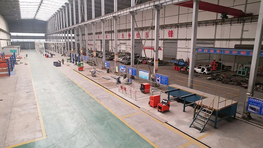 Shandong Zouping Scrap Car Dismantling Line